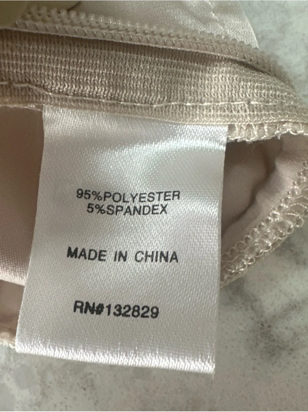 Superdown Asymmetrical Cream Satin Top